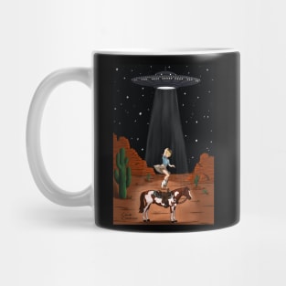 Cowgirl abduction Mug